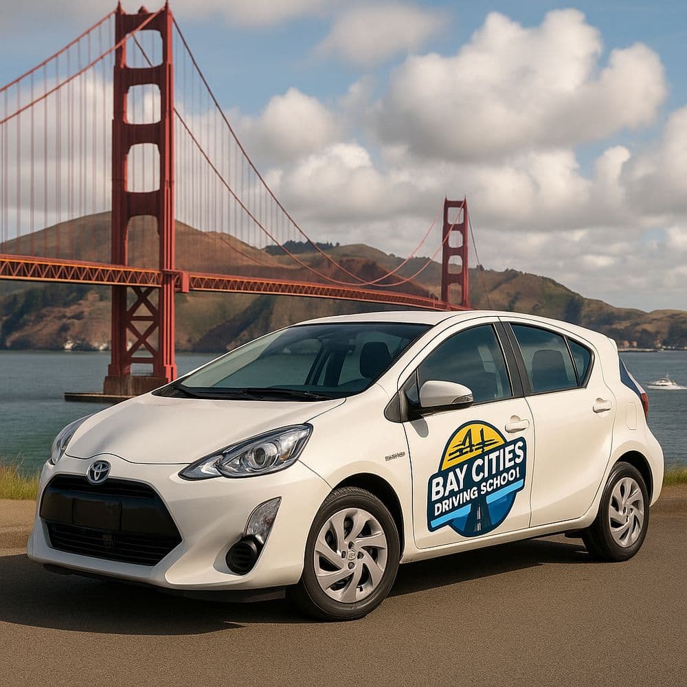 Bay Cities Driving School Toyota Prius C Training Vehicle