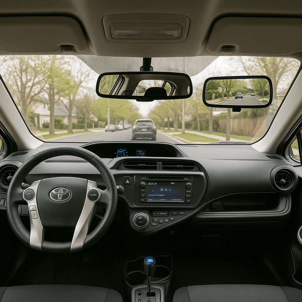 Duplicate Rear-View Mirrors - Bay Cities Driving School Safety Feature